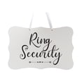 thumbnail image 1 of LifeSong Milestones Wedding Wall Hanging Signs For Ceremony And Reception For Couples - Ring Security, 1 of 8
