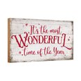 thumbnail image 1 of LifeSong Milestones "Wonderful Time" Inspirational Wood Christmas Wall Art Decor for Home, 1 of 7