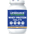thumbnail image 1 of LifeSource Vitamins 3lb Grass Fed Whey Protein Isolate -Creamy French Vanilla w/ Stevia, 1 of 5