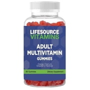 LifeSource Vitamins Adult Multivitamin Gummies - 90 Ct - Gluten-Free with Essential Nutrients