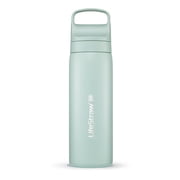 LifeStraw Go Series Stainless Steel Water Filter Bottle; 18oz; Seafoam