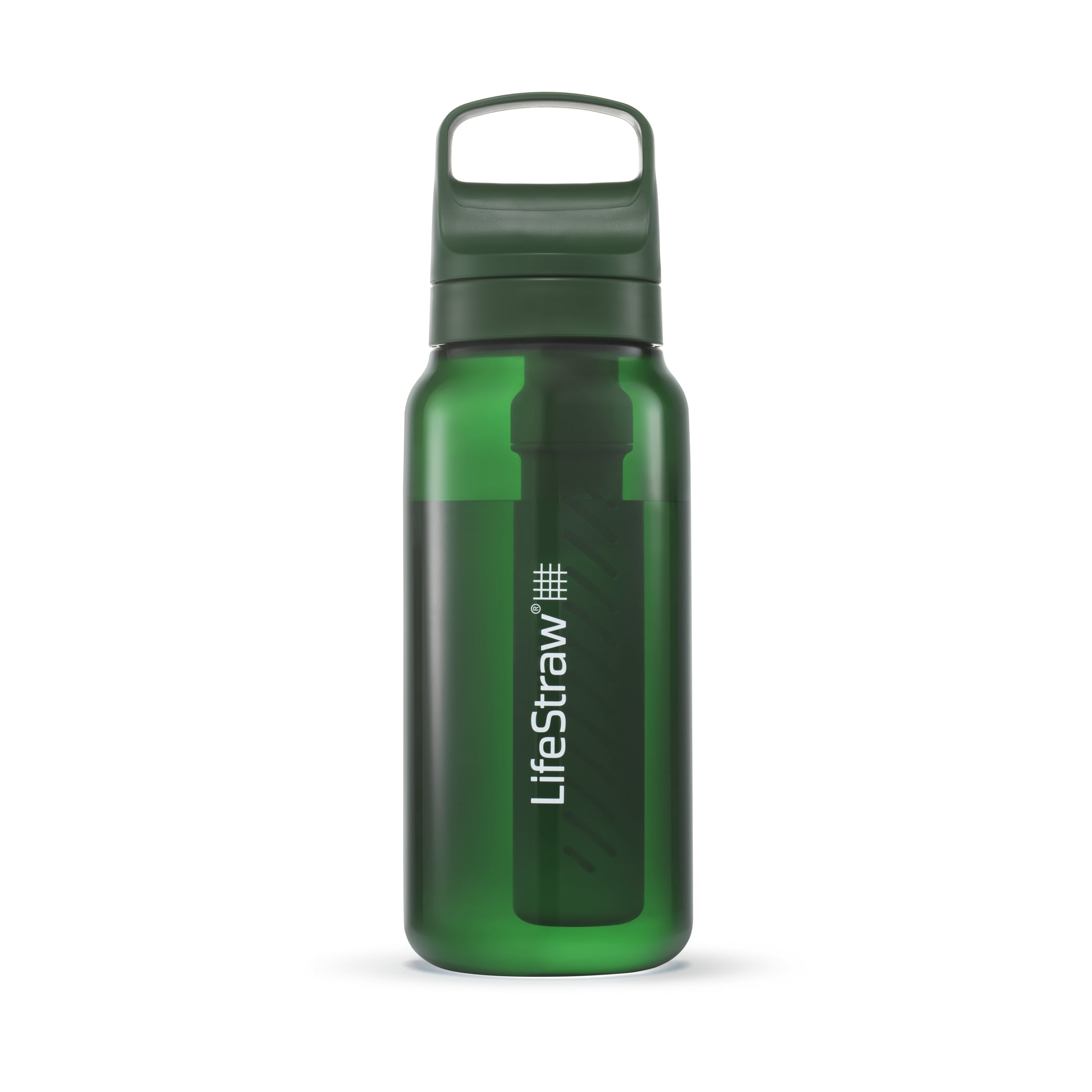 LifeStraw Go Series Water Filter Bottle; 1L; Terrace Green