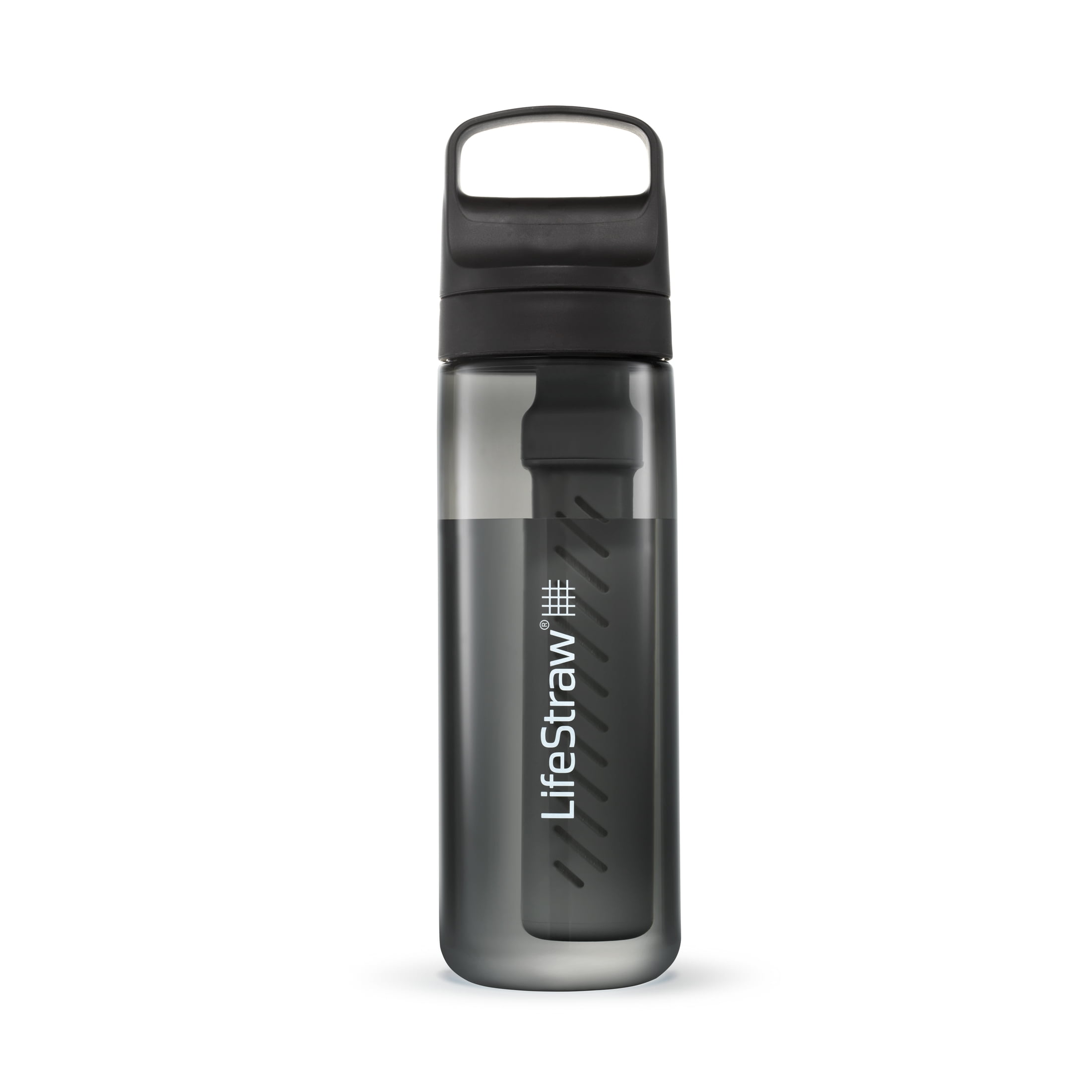 LifeStraw Go Series Water Filter Bottle; 22oz; Nordic Noir