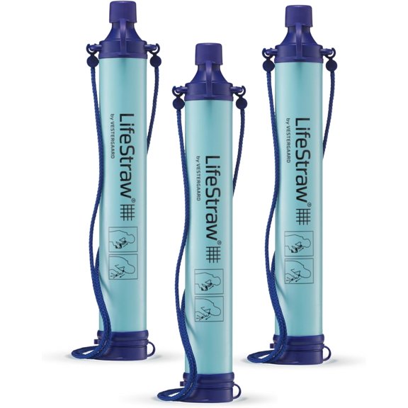 LifeStraw Personal Water Purifier for Hiking, Camping, Travel, and Emergency Preparedness