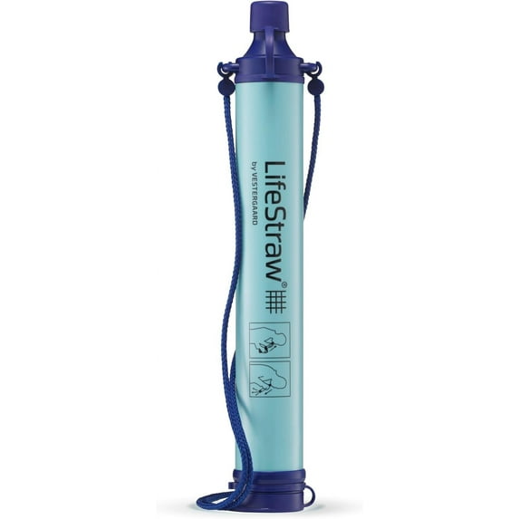 LifeStraw Personal Water Purifier for Hiking, Camping, Travel, and Emergency Preparedness