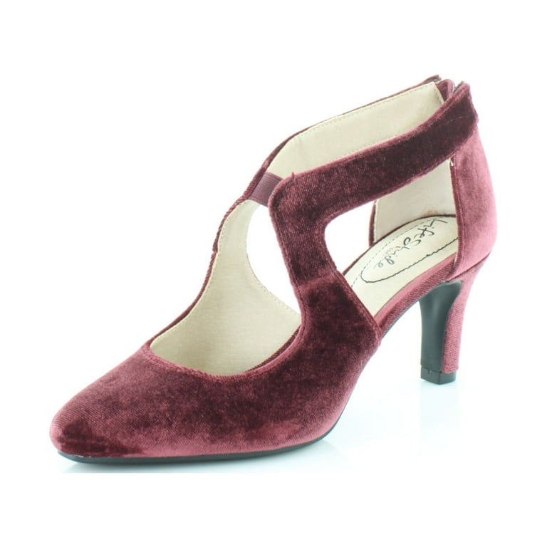 LifeStride Giovanna 2 Women s Heels Pinot Noir Size 8 M Walmart