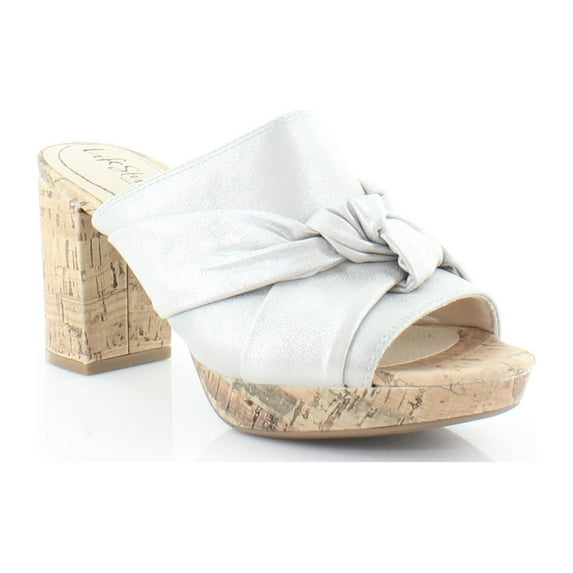 LifeStride Laguna Women's Heels Sliver Size 8 W