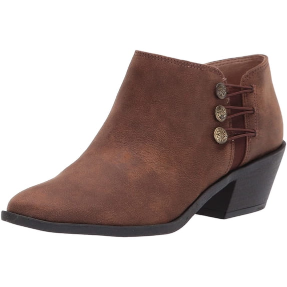 LifeStride Women's Casual Pixie Ankle Boot Brown Size 8 M