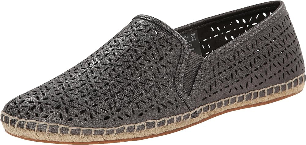 LifeStride Women s Jaden Espadrille Sandal Shoes Pewter 9.5 M US