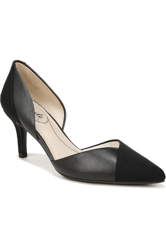 Women's Pumps Kitten Heel Pointed Toe Dress Pump, Black