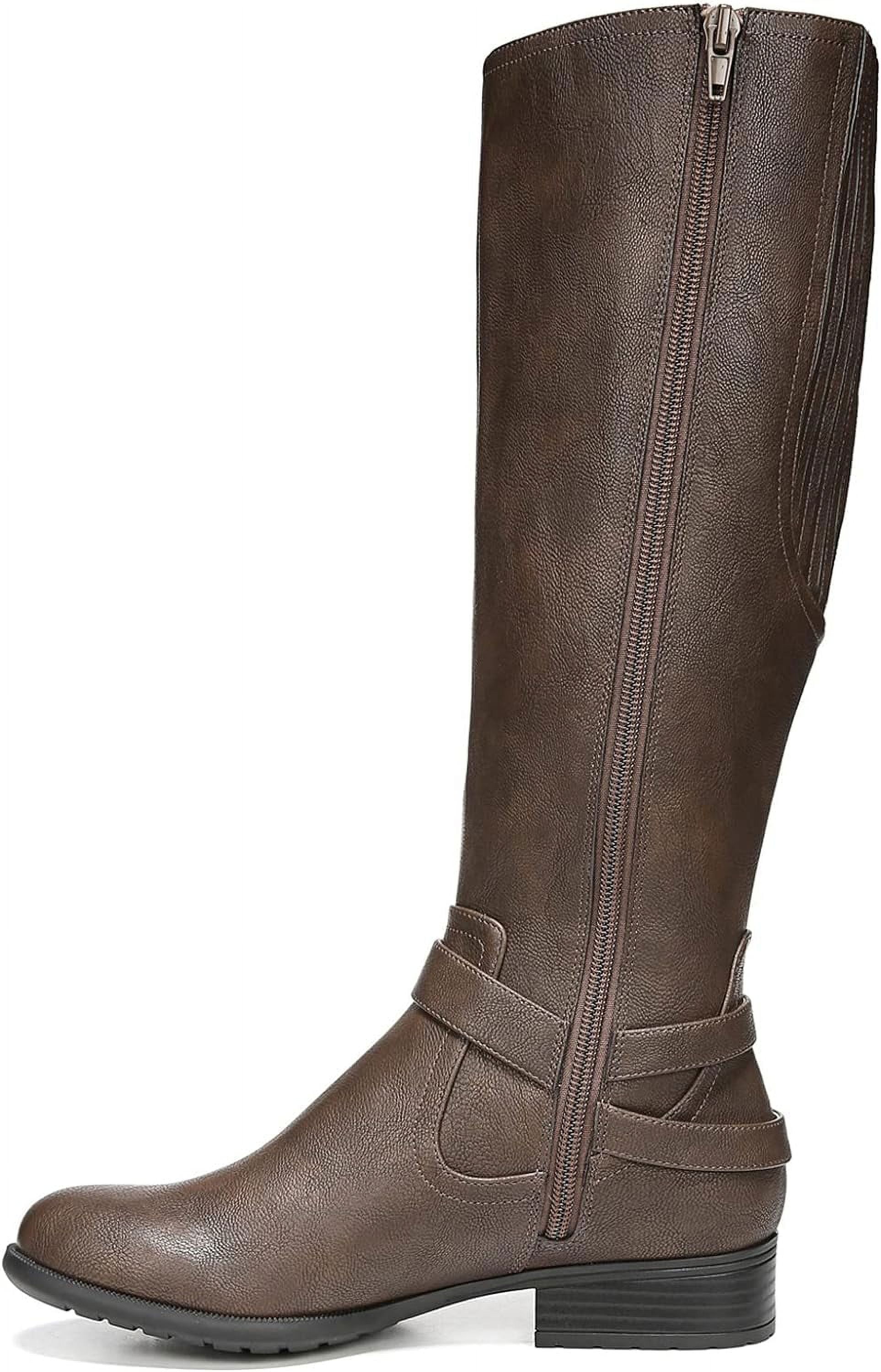 LifeStride Women s X Felicity Boot 8 Wide Dk Tan Walmart