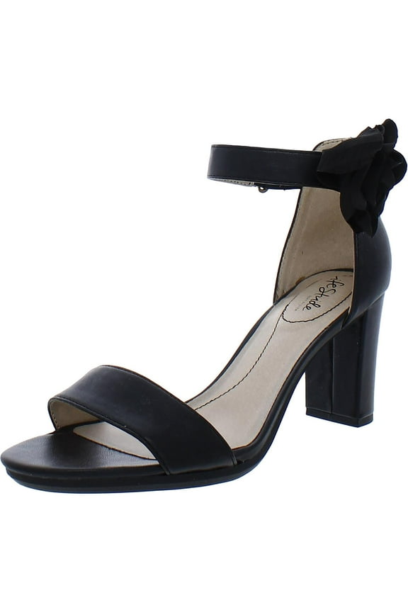 Womens Adore Me Comfort Insole Faux Leather Ankle Strap