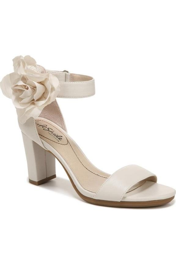 Womens Adore Me Comfort Insole Faux Leather Ankle Strap