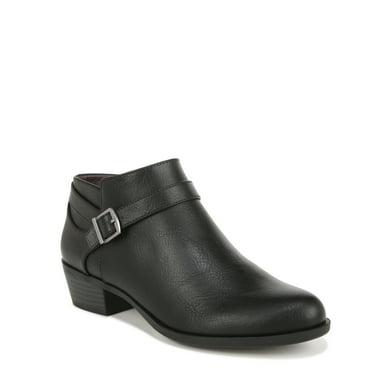 LifeStride Womens Alexander Block Heel Ankle Booties - Medium & Wide Width