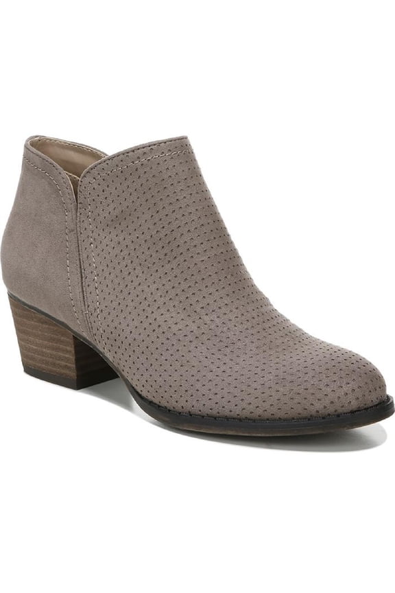 Womens Blake Faux Leather Ankle Booties