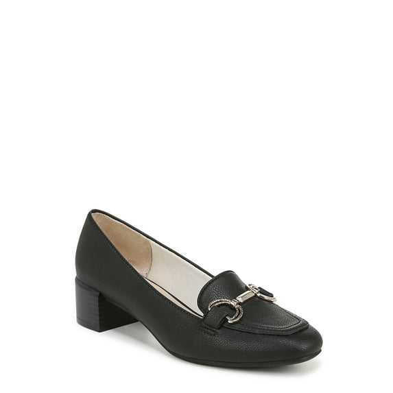 LifeStride Womens Bliss Block Heel Loafers - Medium & Wide Width
