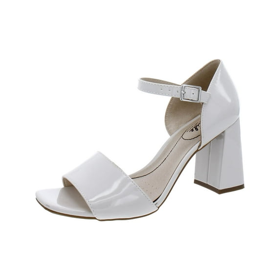 LifeStride Womens Bombshell Open Toe Sandal Block Heels