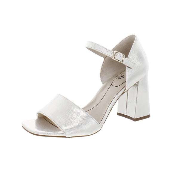 LifeStride Womens Bombshell Open Toe Sandal Block Heels