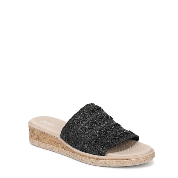 LifeStride Womens Breezy Slide Sandal - Medium & Wide Width