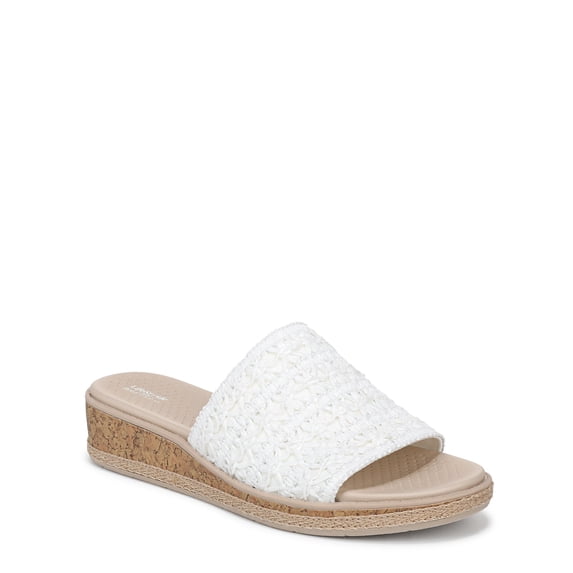 LifeStride Womens Breezy Slide Sandal - Medium & Wide Width