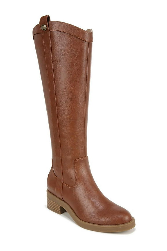 Womens Bridgett Faux Leather Riding Knee-High Boots