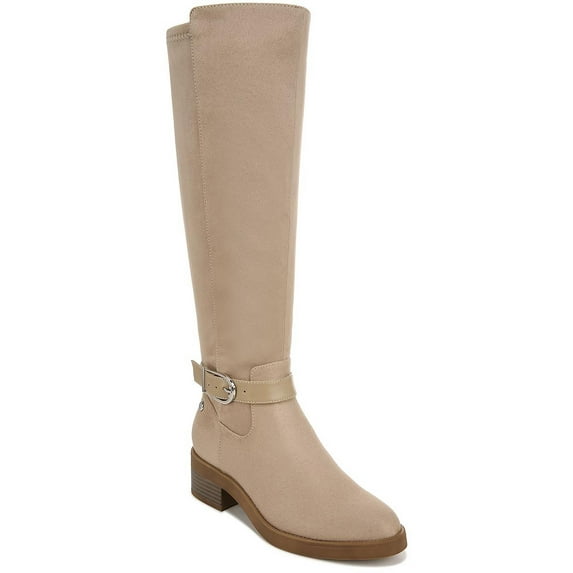 LifeStride Womens Brooks Faux Leather Western Knee-High Boots