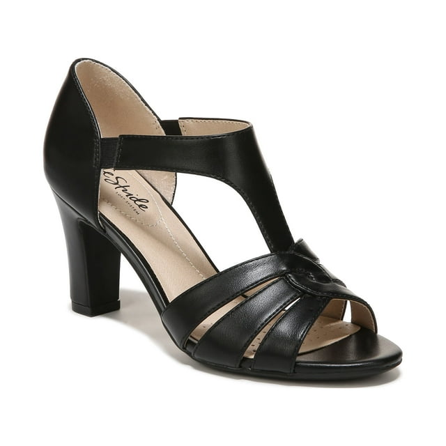 LifeStride Womens Caramel Strappy Sandals