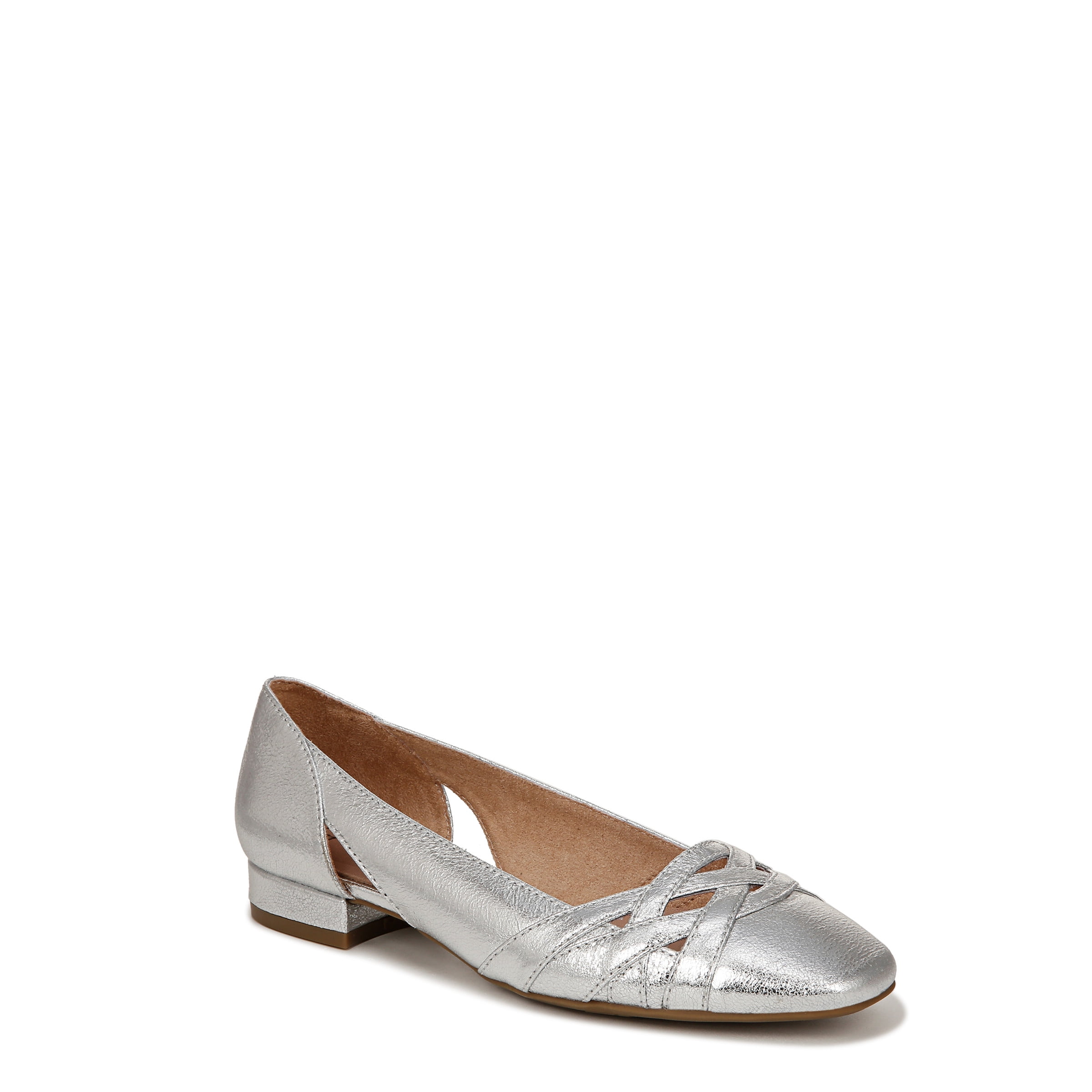lifestride silver dress shoes NWOB Life Stride Broadway Strappy Dress Heels Shoes Silver Size 10 W