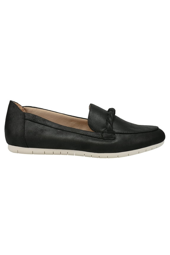 Womens Drew Black Loafers Flats Casual Shoes