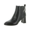thumbnail image 1 of LifeStride Womens Foxy Faux Leather Almond Toe Ankle Boots, 1 of 3