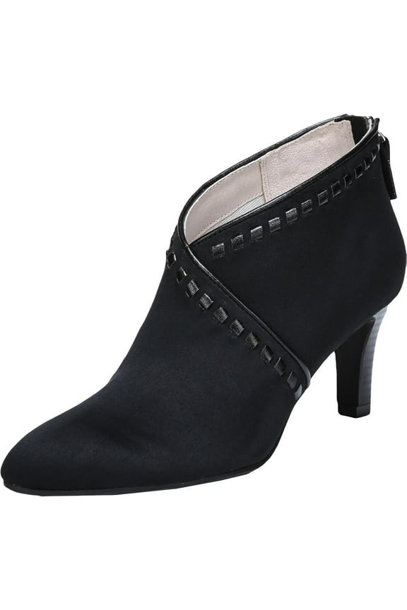 Womens Giada Faux Suede Zipper Ankle Boots