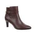 thumbnail image 1 of LifeStride Womens Guild Faux Leather Pointed Toe Ankle Boots, 1 of 1