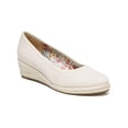 thumbnail image 1 of LifeStride Womens Karma Canvas Almond Toe Pumps, 1 of 3