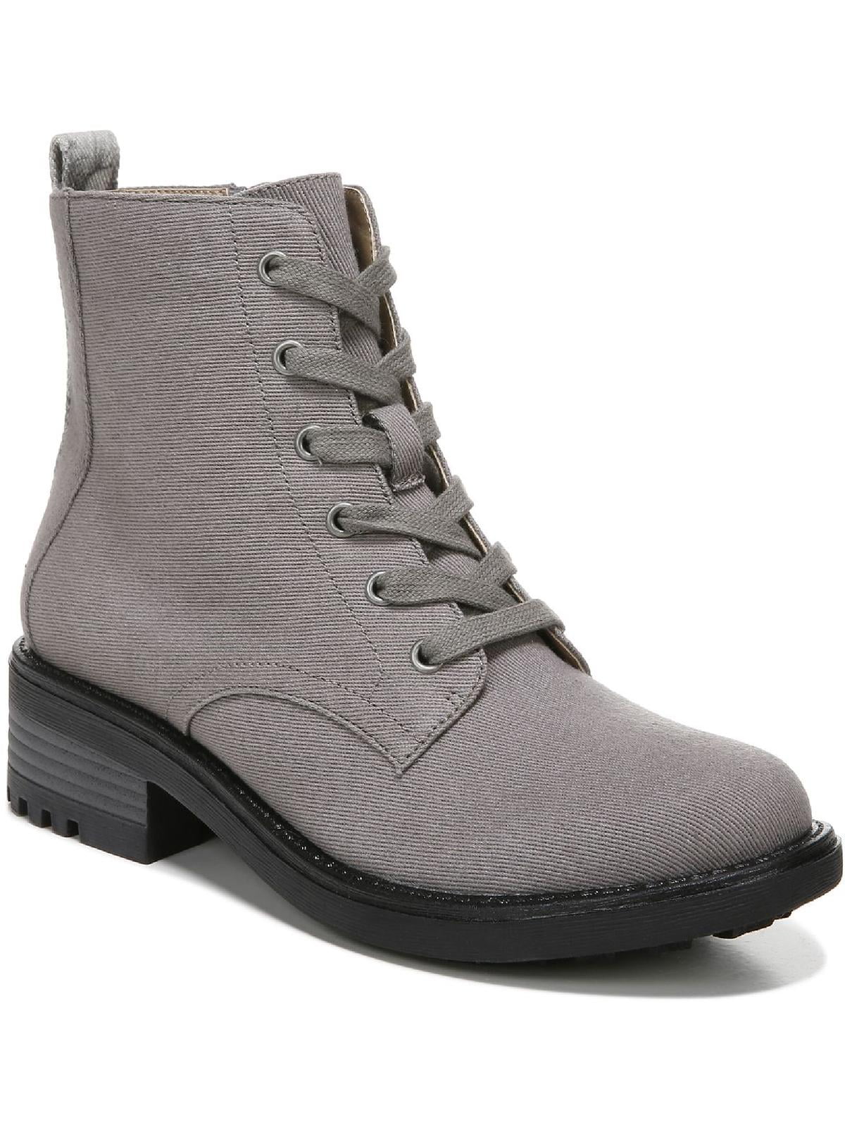LifeStride Womens Kunis Canvas Comfort Insole Ankle Boots