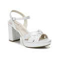 thumbnail image 1 of LifeStride Womens Lucky Faux Leather Knot-Front Slingback Sandals, 1 of 3