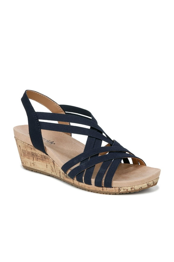 Womens Mallory Strappy Slingback Sandal - Medium & Wide Width