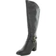 thumbnail image 1 of LifeStride Womens Oakley Wide Calf Embossed Knee-High Boots, 1 of 3