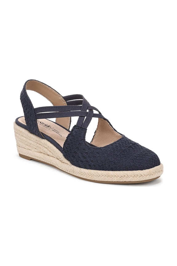 Womens Patience Espadrille Wedge Sandal - Medium & Wide Width