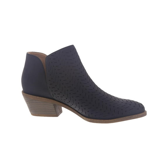LifeStride Womens Payton Faux Leather Ankle Chelsea Boots