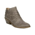 thumbnail image 1 of LifeStride Womens Prairie Faux Suede Zipper Ankle Boots Gray 7 Medium (B,M), 1 of 4