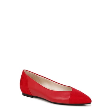 LifeStride Women's Promise Ballet Flat – Pointed Toe Slip-On Flats With Soft System Comfort (3/4" Heel)