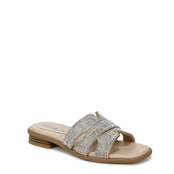 LifeStride Women's Royalty Bling Slide Sandal - Medium & Wide Width