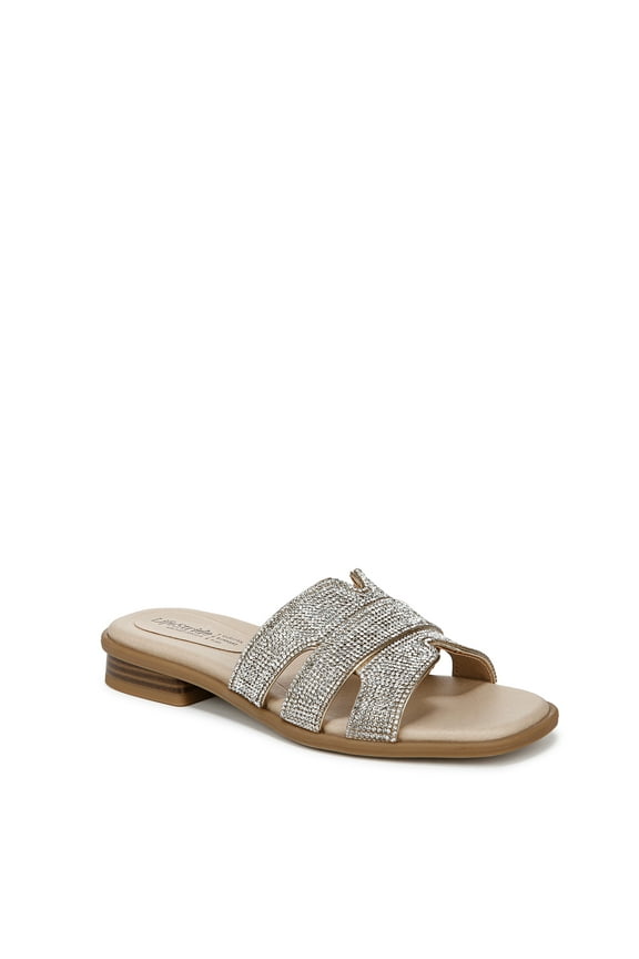 Women's Royalty Bling Slide Sandal - Medium & Wide Width