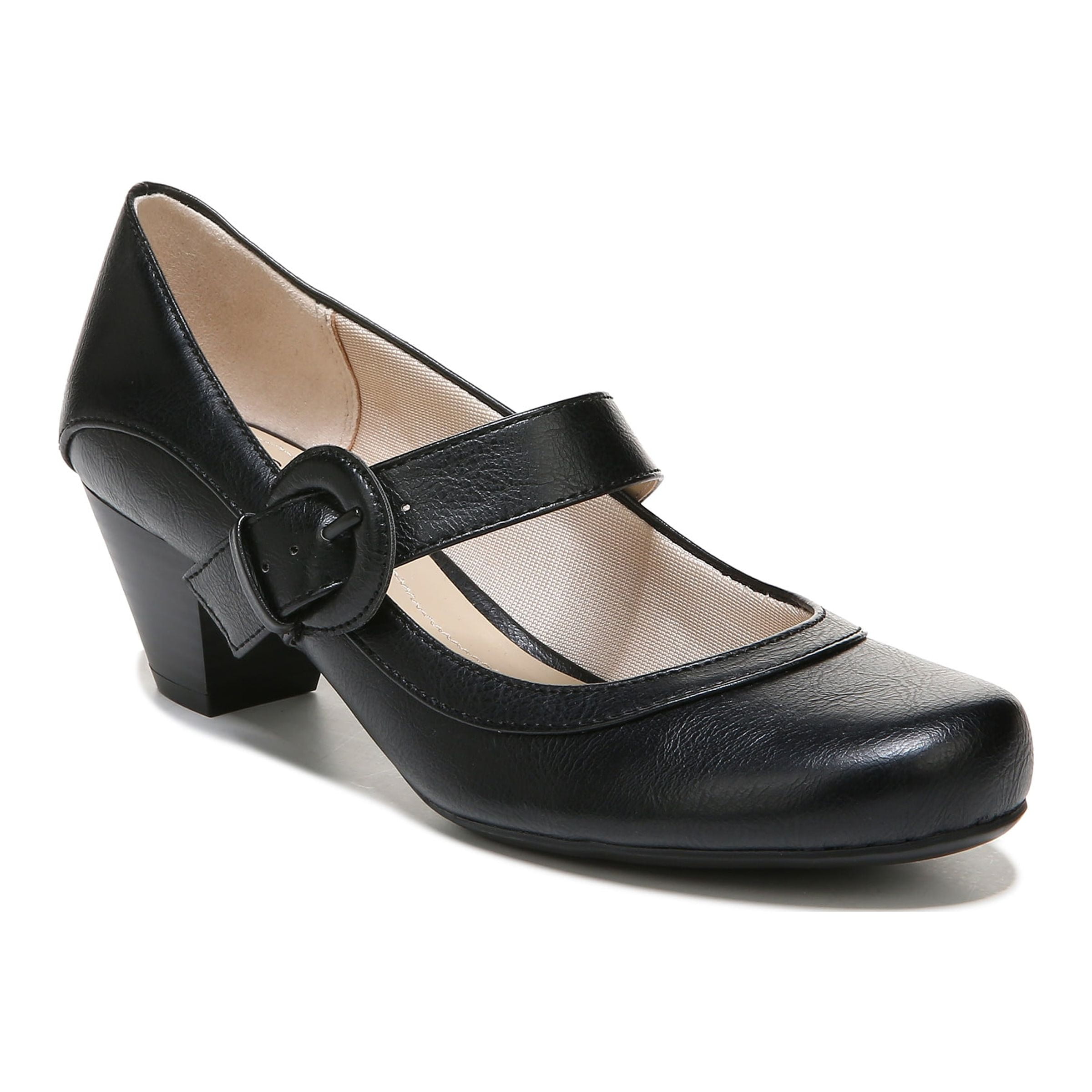 ★ PAES★ Round Rain Mary Jane Velcro Black RM01-RMJV LifeStride Womens Rozz Mary Jane Pumps - Medium & Wide Width