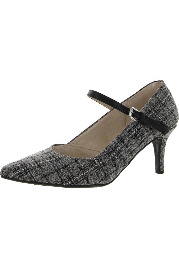 Womens Sandrine Mary Jane Plaid Dress Heels