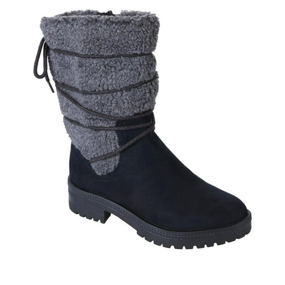 LifeStride Womens Saratoga Microsuede Ankle Winter & Snow Boots