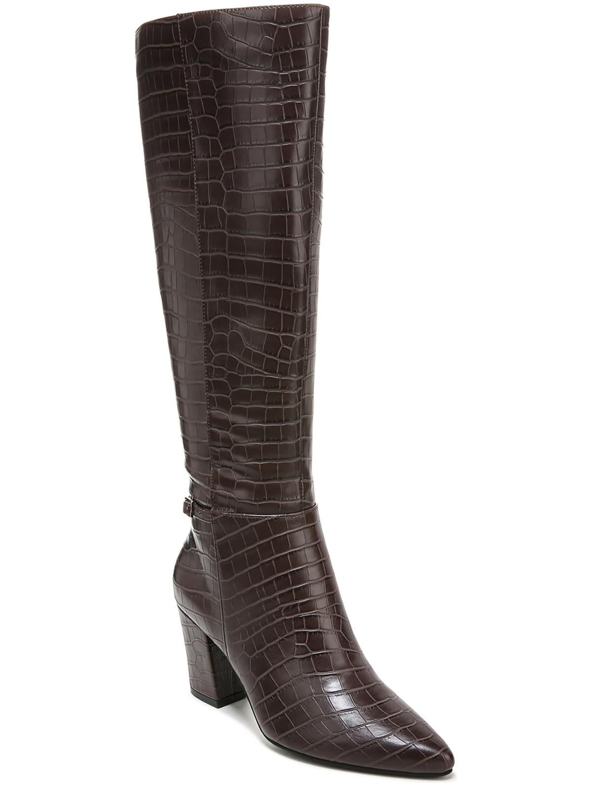 LifeStride Womens Stratford Faux Leather Wide Calf Knee High Boots Walmart