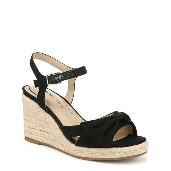 LifeStride Womens Tahlia Espadrille Wedge Sandal - Medium & Wide Width