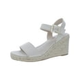 thumbnail image 1 of LifeStride Womens Tango 2 Faux Leather Ankle Strap Wedge Sandals, 1 of 3