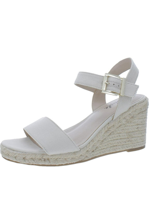 Womens Tango 2 Faux Leather Ankle Strap Wedge Sandals